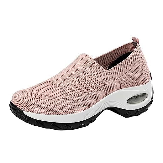 Sapato de Caminhada Feminino,Tênis Casuais Respiráveis ​​para Mulheres Calçados de Caminhada | Tênis para treinamento, corrida, caminhada, acampamento, academia Febud