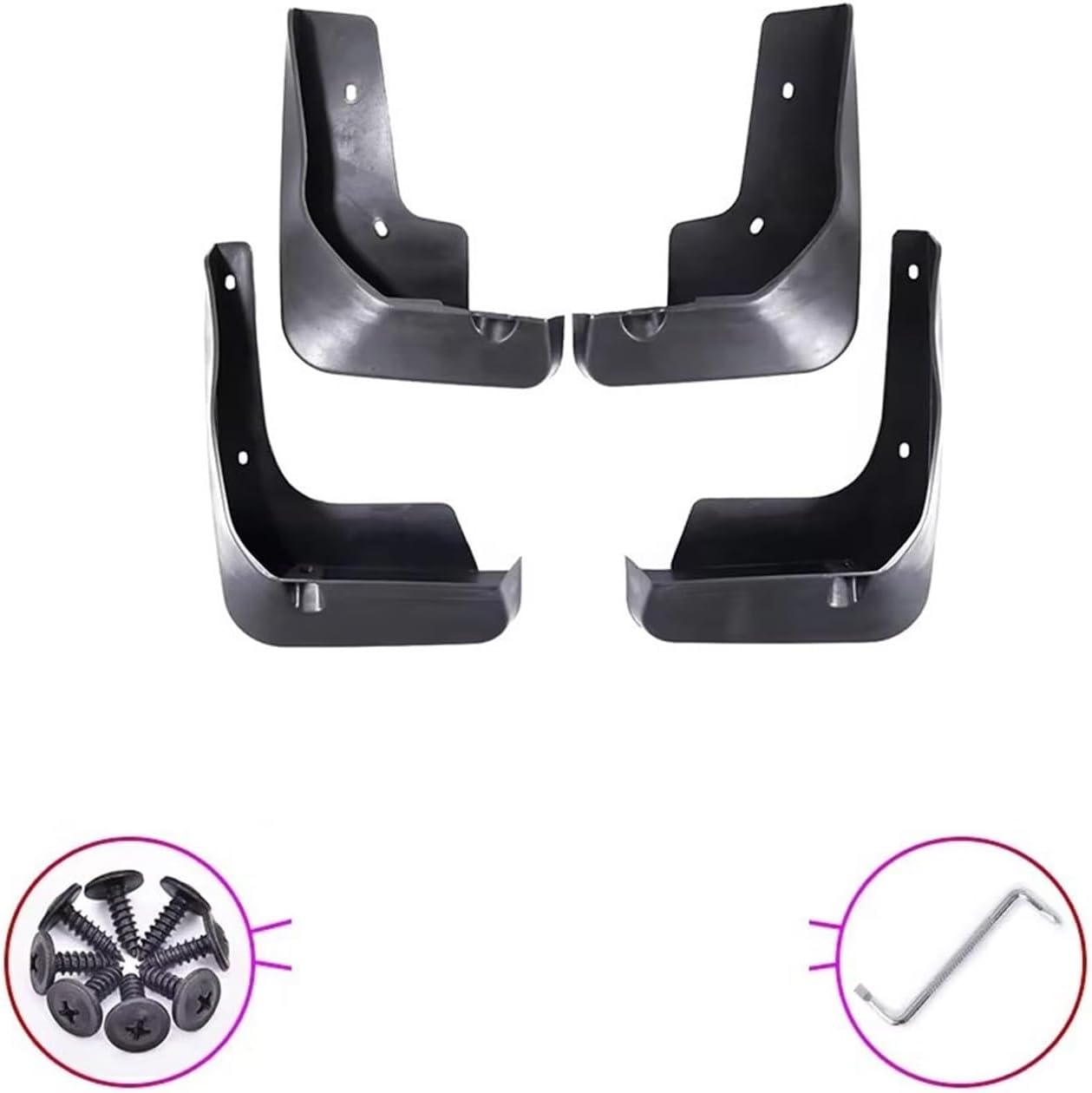 mudflaps Fender Mud Flaps Guard Splash Flap Mudguards Accessories for Toyota for Camry XV50 50 2012-2014(S SE XSE)