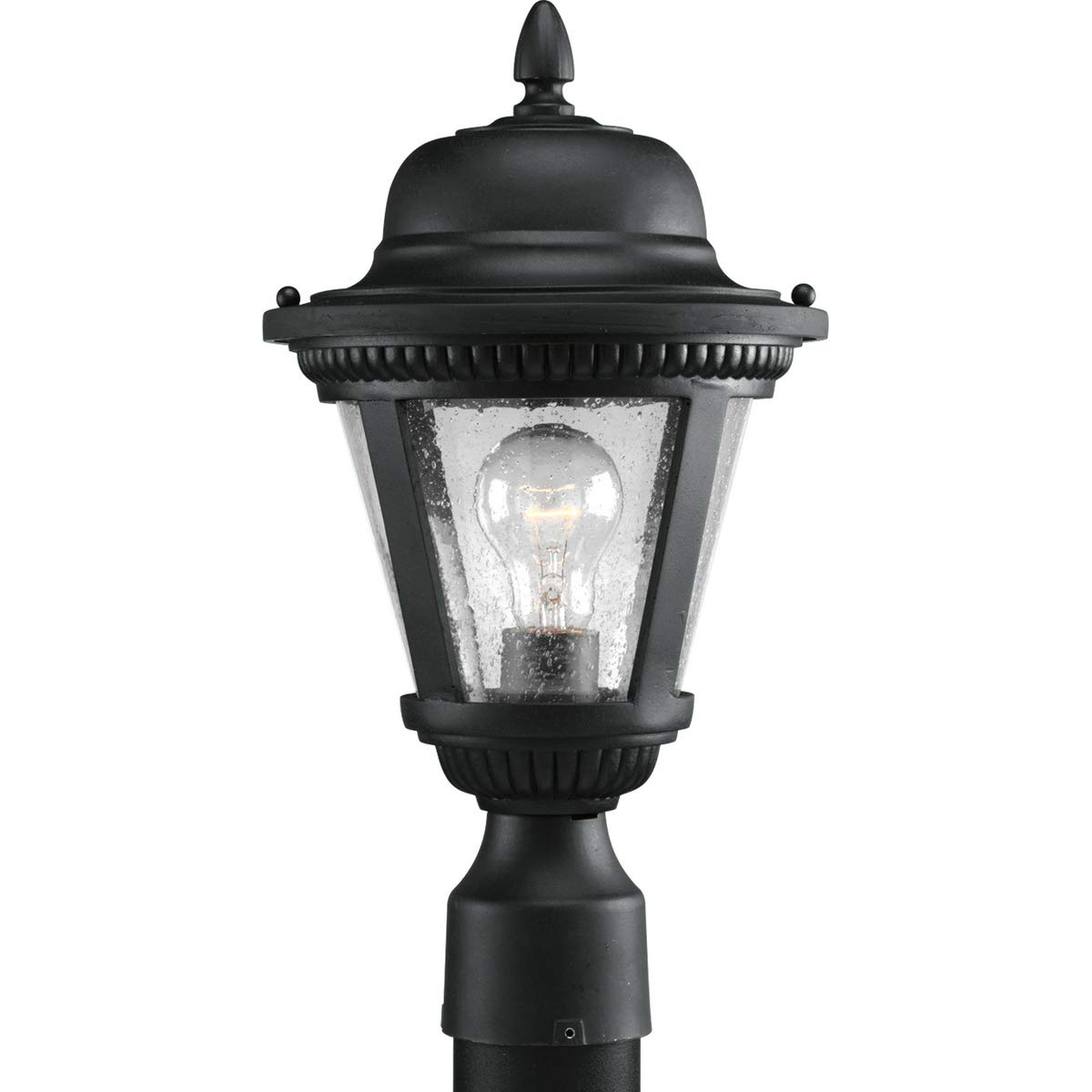 Progress Lighting Mansard 12.56-in White Traditional Outdoor Light Post Lantern P5414-30 At