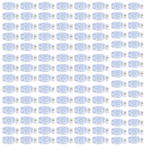 inkgear 100 Pack Fairy Lights with Timer - Battery...
