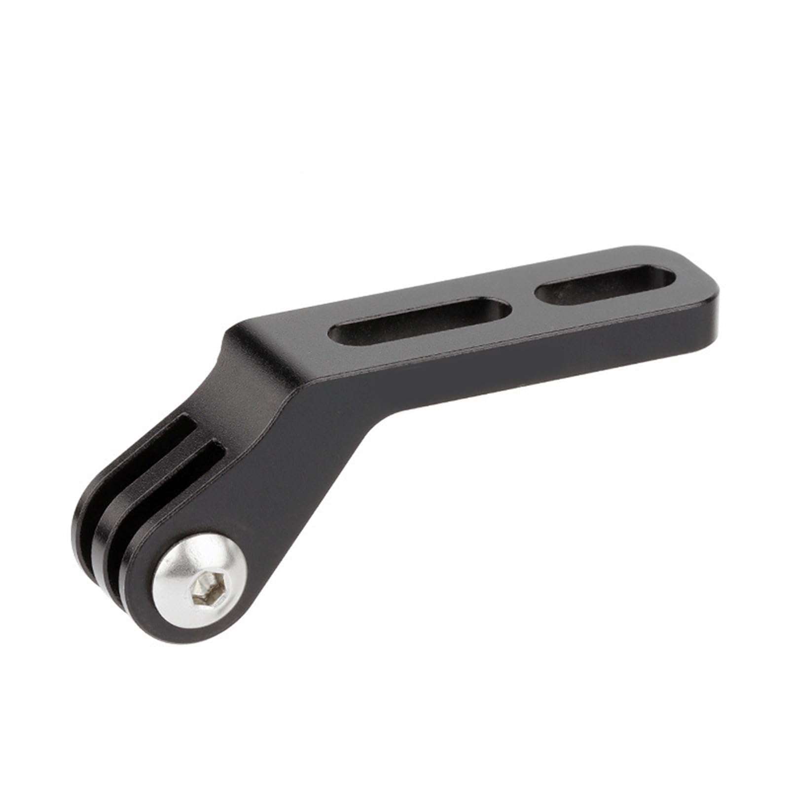 Extension En Alliage D'aluminium Pour éclairage De Vélo – Se Fixe Sous Le Guidon Ou La Selle, Support Pour Caméra Ou Phare, 2 Trous De Montage, 61x24x15 Mm