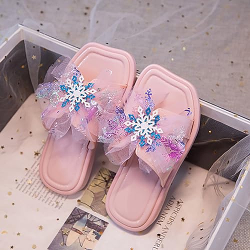 Children Shoes Fashion Thick Soled Flip Flops Indoor Soft Soled Slippers Can Be Worn Outside Snowflake Foam Shoe2