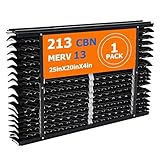 ShueBee 213 CBN Replacement Filter Compatible with AprilAire Whole House Air Purifier 1210, 1620, 2210, 2216, 3210, 4200 Furnace Air Purifier, MERV 13 with Carbon to Reduce Odors,Size: 25x20x4, 1 Pack