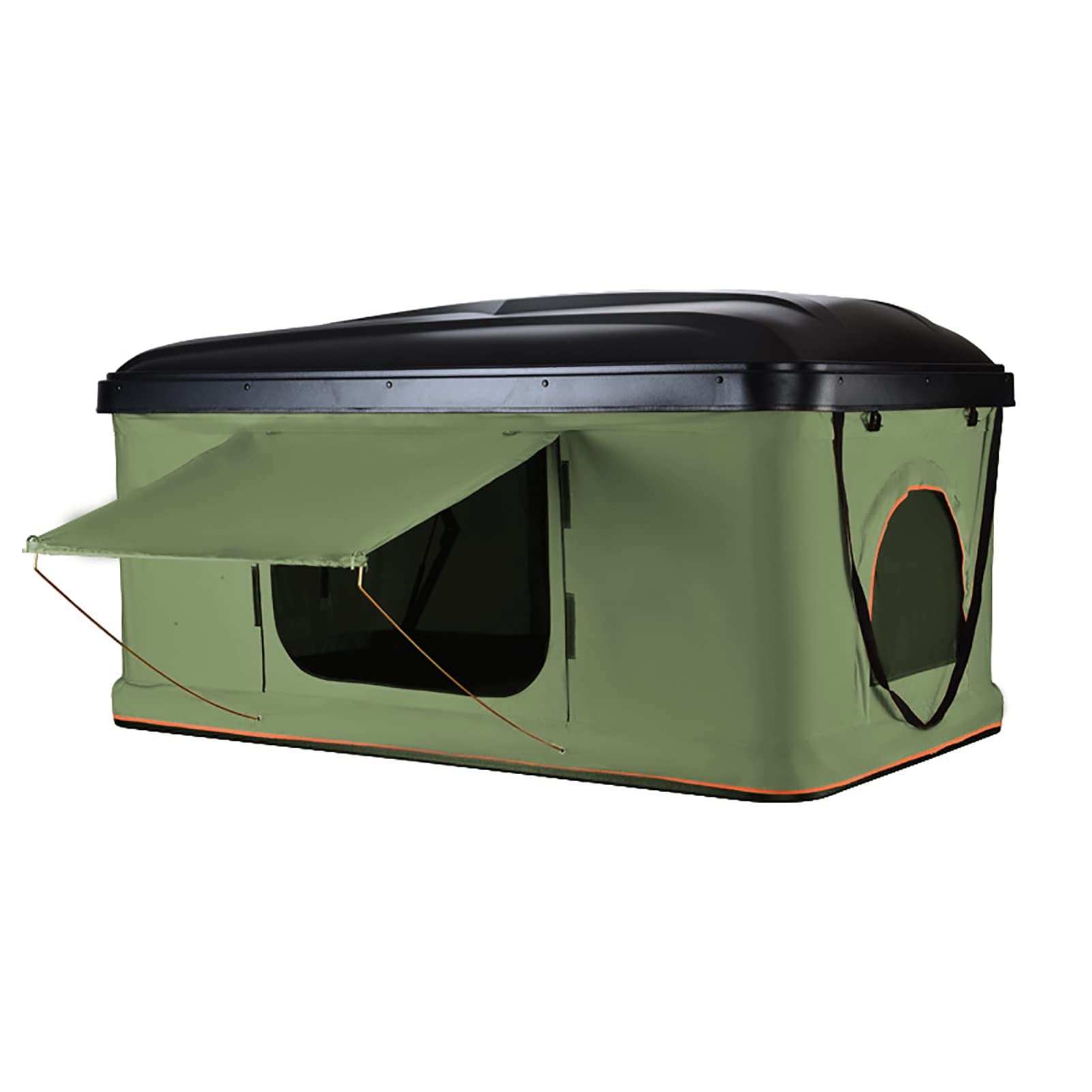 Wasserdichtes Hartschalen-Dachzelt FüR Den AußEnbereich Aus Aluminiumlegierung, LKW-SUV-Camping-Dachzelt Mit Leiter, Dachzelte FüR Camping Auf GroßEn FläChen, Geeignet FüR 2-3 Personen(Style4)