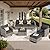 ovios 6 Pieces Patio Furniture Set, Outdoor Wicker Sofa Couch with Swivel Rocking Chairs and Comfy Cushions, High Back Rattan Conversation Set, Black