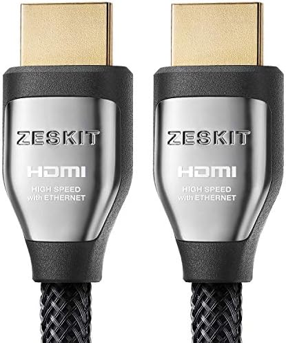 Zeskit Cinema Plus 4K 3ft High Speed with Ethernet 22.28Gbps HDMI 2.0b Cable, Compatible with Dolby Vision 4K 60Hz HDR ARC 4:4:4 HDCP 2.2