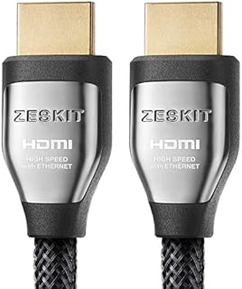 Zeskit Cinema Plus 4K 3ft High Speed with Ethernet 22.28Gbps HDMI 2.0b Cable, Compatible with Dolby Vision 4K 60Hz HDR ARC 4:4:4 HDCP 2.2