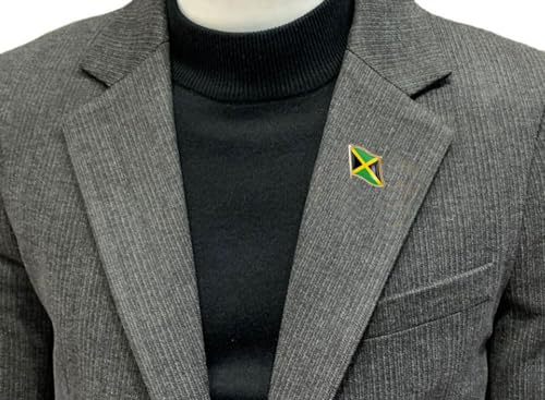 Image of vmcoatdu Country Flag Backs Locking Pin Keepers Locking Clasp Pin Badge International Travel Brooch Metal Alloy Souvenir Pin 0.75x0.7 Inch Small Pin