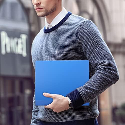 Toplive 4 Ring Binder, 1 Inch Binder Folder Presentation View Binders Hold up to 220 Sheets A4 Size / Letter Size Paper with Clear Inside Pocket for School Office