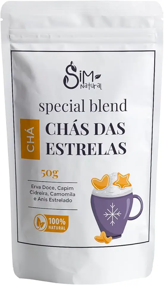 Chá Das Estrelas Blend Chá Para Dormir Para Insônia 50g