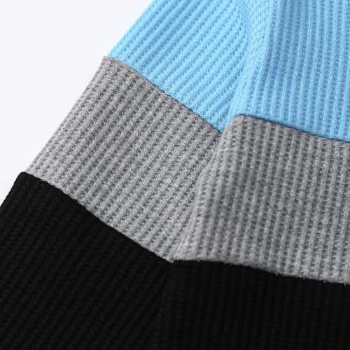 Image of Kid Toddler Boy Clothes Color Block Sweatshirt and Casual Pants 2Pcs Boys Fall Winter Outfits 1-5T