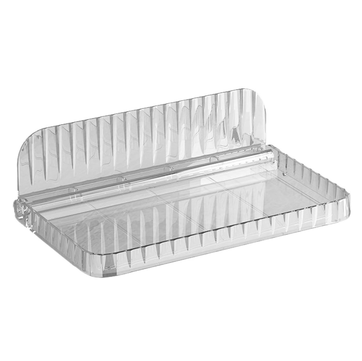 Organizer pod prysznic, Półka prysznicowa PET | Przezroczysty pojemnik o wymiarach 30,5 x 16 x 7,5 cm do przechowywania w kuchni w łazience