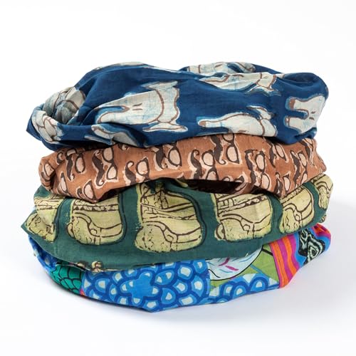 GreaterGood Handwoven Cascade of Colors Lightweight Women's Infinity Fashion Scarf Fair Trade & Artisan-Made Gift For Ladies3