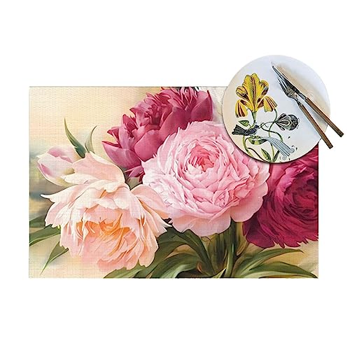 Set de table tissé lavable résistant chaleur pour protéger table bois - 5