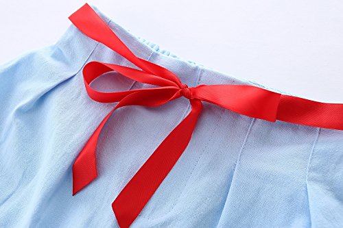 Pantalones cortos conjunto de vacaciones de verano para niñas Mud Kingdom con diseño de perrito blanco 7