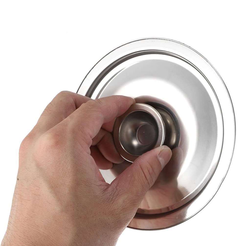 Coperchio,Coperchio in Vetro/Inox/Alluminio,8 pezzi in acciaio inox coperchio universale padelle pentole coperchio padelle rotonde coperchi pentole sostituzione pentole padelle copertura per