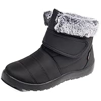 Bravover Women Snow Boots Winter Boots For Women Ladies Warm Shoes Fur Lined Winter Warm Snow Boots For Women Waterproof Anti-Slip Ankle Snow Boots Lightweight Outdoor