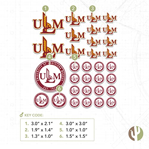 University-of-Louisiana-Monroe-Sticker-ULM-Warhawks-Stickers-Vinyl-Decals-Laptop-Water-Bottle-Car-Scrapbook-T1-Type-1-1