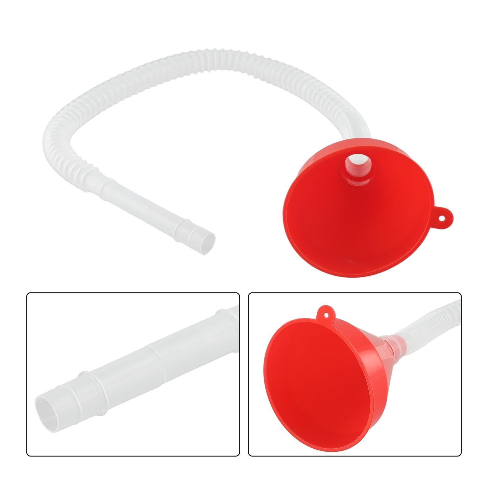 1 szt. telescopic Car Funnel Detachable spodnie Oil Gas Refueling Tool