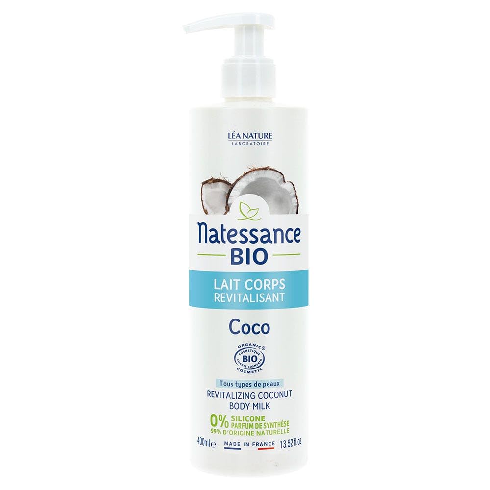 Natessance Organic Revitalizing Coconut Body Milk 400ml