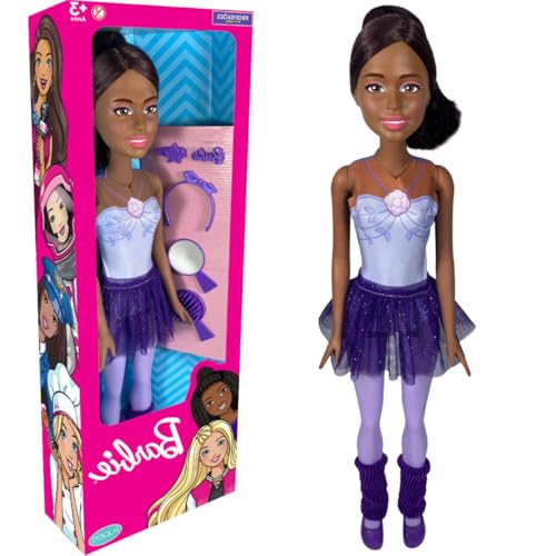 Barbie Profissões Large Doll Bailarina Negra 65cm - Pupee