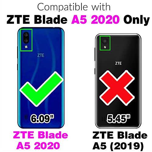 Coque ZTE Blade A5 2020 flexible silicone souple anti-rayures noir - 2