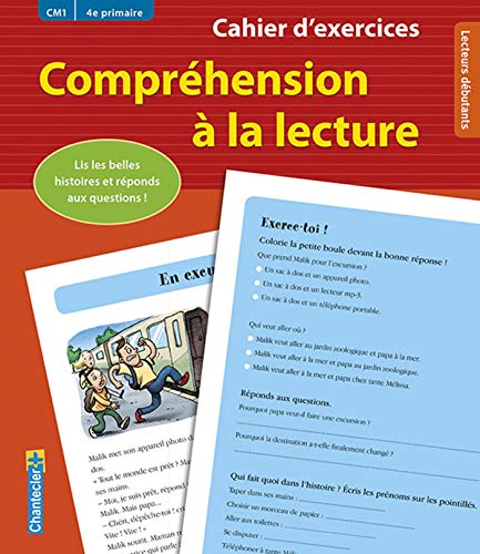 Télécharger Cahier d'exercices Compréhension à la lecture (CM1 4e primaire) (rouge) livre En ligne