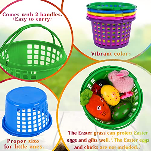 18PCS-Easter-Baskets-Small-for-Kids-Bulk-with-Handles-Plus-70g-Easter-Grass-Stuffers-Fillers-Egg-Hunt-Game-Gifts-Party-Favors-65-x-67 18PCS Easter Baskets Small for Kids Bulk with Handles Plus 70g Easter Grass Stuffers Fillers Egg Hunt Game Gifts Party Favors 65 x 67