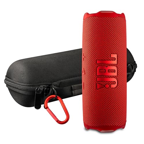 Image of JBL Flip 7 Portable Bluetooth Speaker (Red) | Bold Pro Sound with AI Sound Boost, 16-Hour Playtime, IP68 Waterproof & Dustproof, Auracast Multi-Speaker Pairing + Travel Case