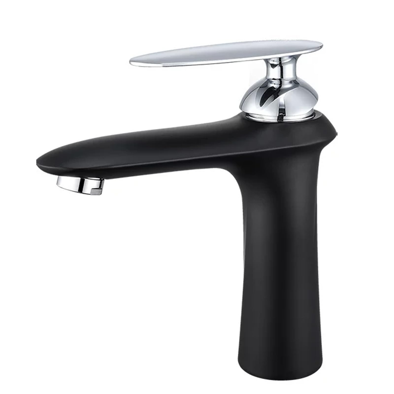 JRUIA White Kitchen Faucet, Basin Mixer Tap, Hot And Cold Water Supply, Zinc Alloy Material, Water Supply Pipe Included,D