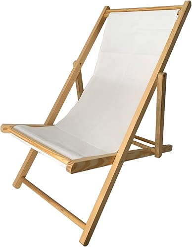 Miniatura 4 de TBACW Lona de repuesto para silla de patio, 47 pulgadas de largo x 17 pulgadas de ancho, tela para silla de playa, uso en interiores y exteriores,