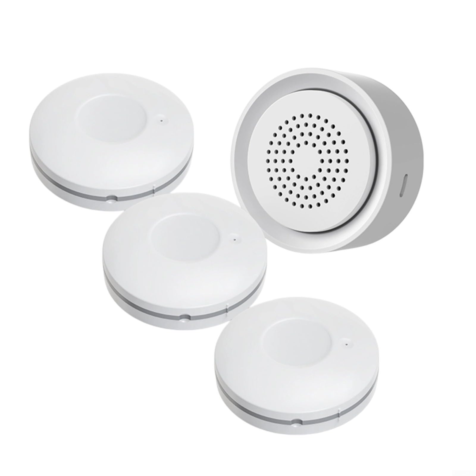 Kit di allarme per perdite d'acqua Tuya WiFi, sensore wireless con telecomando app, rilevamento in tempo reale, cantina, cucina, bagno, 3 sottodispositivi