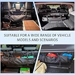 Hanging Car Trunk Organizer,Large Capacity Backseat Storage Bag,Black - Image 7