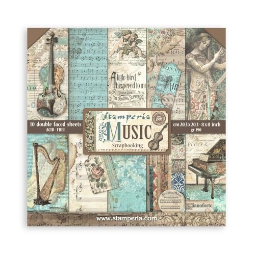 POSSIBILITÀ FINALITÀ: Inspiring crafting supplies to set your immagination free, whether you're a first-time crafter or professional artist. Ideale per scrapbooking, libri di memoria, album fotografici, diari di bollette, biglietti di auguri e altri progetti creativi.