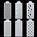 Torte Decorare Stencil In Pizzo - Modelli Per Fondente Strumenti Di Cottura Artigianato Cupcakes Biscotti Caffè Fondente, Matrimonio Compleanno Forniture Decorazioni Texture Mat, 6 Pezzi