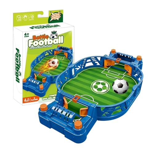 Mini futbolín - Juegos interactivos portátiles para - Partidos de mesa de escritorio - para cumpleaños, San en casa, viaje, regalo niños escuela materna actividades