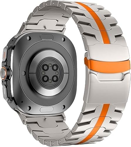 KONAFEI �`�^���o���h Samsung Galaxy Watch 8 40mm/44mm/Classic 46mm 2025�N���f���Ή� �\���b�h�����Y�����p���S���^�������N���X�g�o���h (�`�^���I�����W)