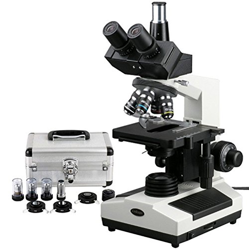 AmScope T390B-PCS Trinocular Microscope with Objectives