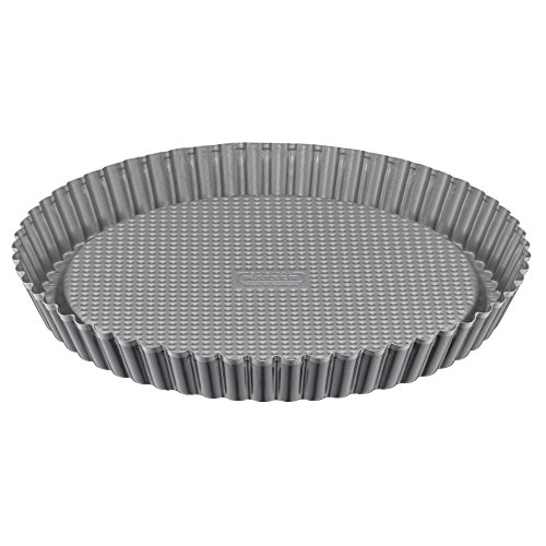 KAISER 2300659695 Moule à Tarte aux Fruits Inspiration, Acier, Noir, 28 x 28 x 8 cm