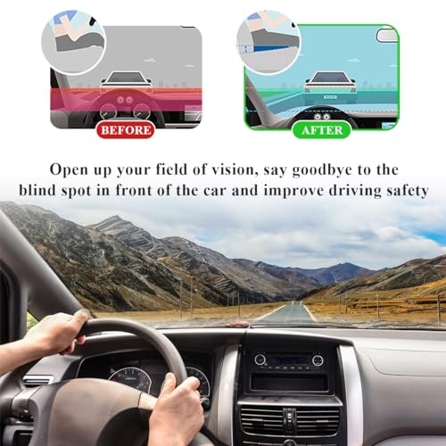 Gasedin Car Seat Cushion, Comfort Memory Foam Car Cushion, Non-Slip Auto Booster Seat Cushion for Improve Driving Vision, Suitable for Vehicles Trucks SUVs Car Accessories (Pink)