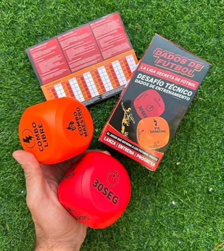 Dados de Fútbol Entrenamiento (2 uds) | Juegos Deportivos Infantiles | Entrenamiento Técnico para Peques | Juguetes de Deporte | Regalos para Jóvenes de 8 a 12 Años | Juego de Habilidades - imagen 7