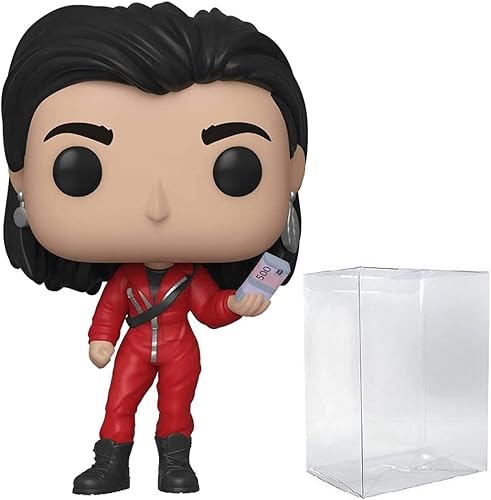 POP Money Heist: La Casa De Papel - Figura de vinilo de Nairobi Funko POP (paquete con funda protectora compatible con POP Box), multicolor, 3.75