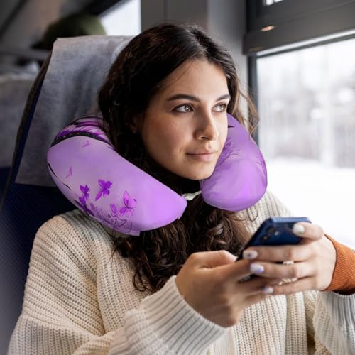 Almohada de espuma viscoelástica tamaño viaje cuello U miniatura 5