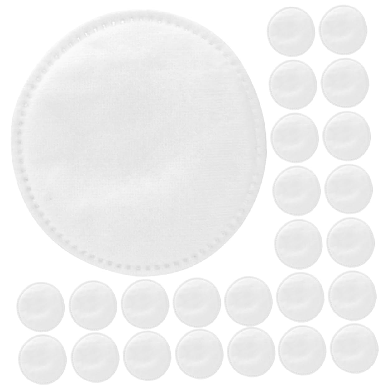 Gogogmee 100Pcs Convenient Makeup Pads Facial Cleaning for Daily Use Gentle Cleansing Travel Friendly Cosmetic Supply Soft for Makeup