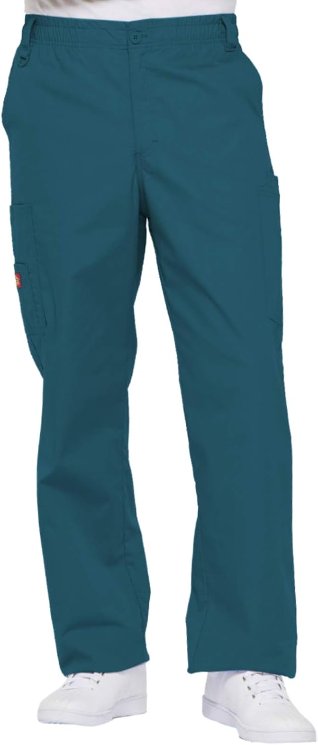 Dickies Men's Pull-On Pant with 7 Pockets Elastic Waistband with Button Closure 81006