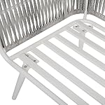 Patioco Ragusa Rattan Gartenmöbel-Set Cremeweiß