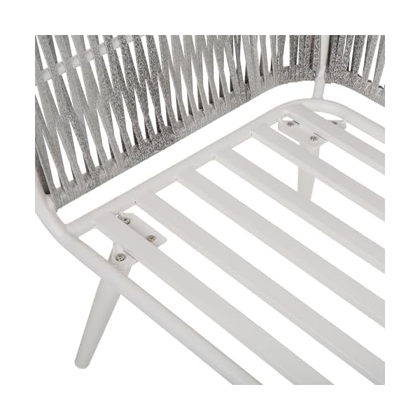 Patioco Ragusa Rattan Gartenmöbel-Set Cremeweiß
