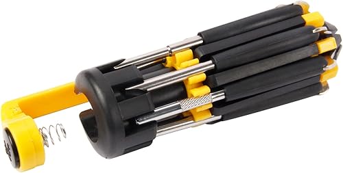 Miniatura 6 de Destornillador 8 en 1 con linterna, juego de herramientas multifuncionales 8 en 1 con luz de trabajo para el hogar, auto