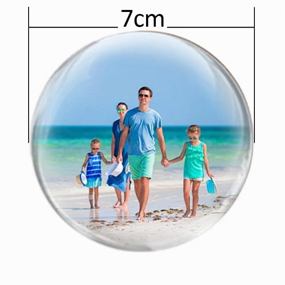 Sfera di cristallo 3D con display digitale, sfera personalizzata LED per foto e video, sfera a ultrasuoni in cristallo 3D, regalo fotografico in cristallo, regalo personalizzato con caricamento di