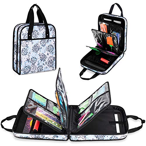 YARWO Carrying Case for Diamond Painting A4 Light Pad, Diamond Painting Storage Bag for LED Light Box and Diamond Art Tools, Dandelion (Patented Design)